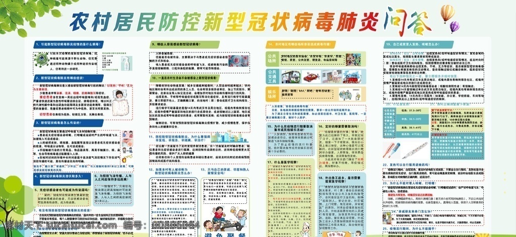 農(nóng)村 新 冠 防控 問答 新冠肺炎 八問 八答