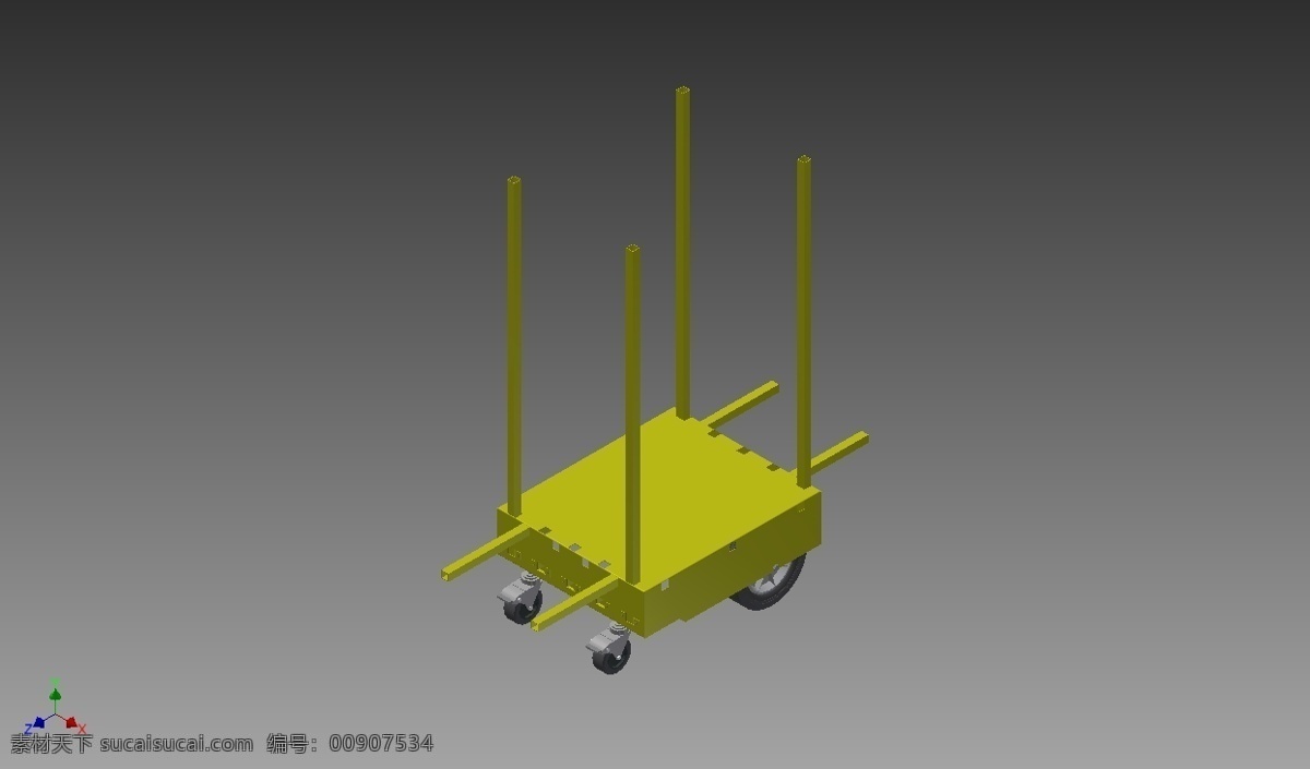 小車 車 移動(dòng) 設(shè)備 3d模型素材 其他3d模型