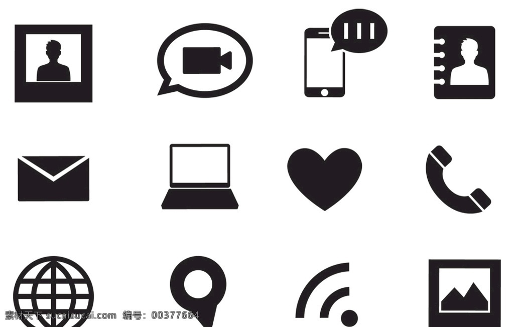 媒體通信圖標(biāo) 郵件圖標(biāo) 電話圖標(biāo) wifi圖標(biāo) 定位圖標(biāo) 媒體圖標(biāo) 通信圖標(biāo)