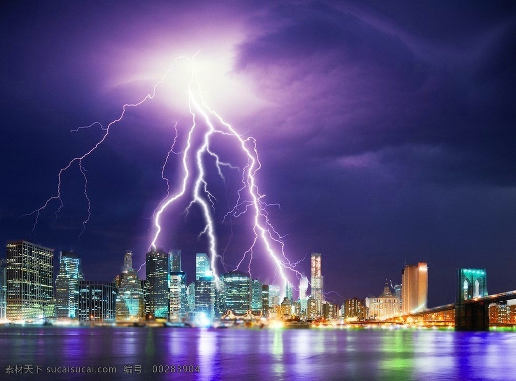 閃電 自然景觀 雷電 高樓大廈 夜景 夜色天空 海景 電閃 打雷 夜晚 開天辟地 瞬間 雨 雷雨 雨天 云電光 壯觀 城市 光 閃 房地產廣告 廣告設計模板 源文件
