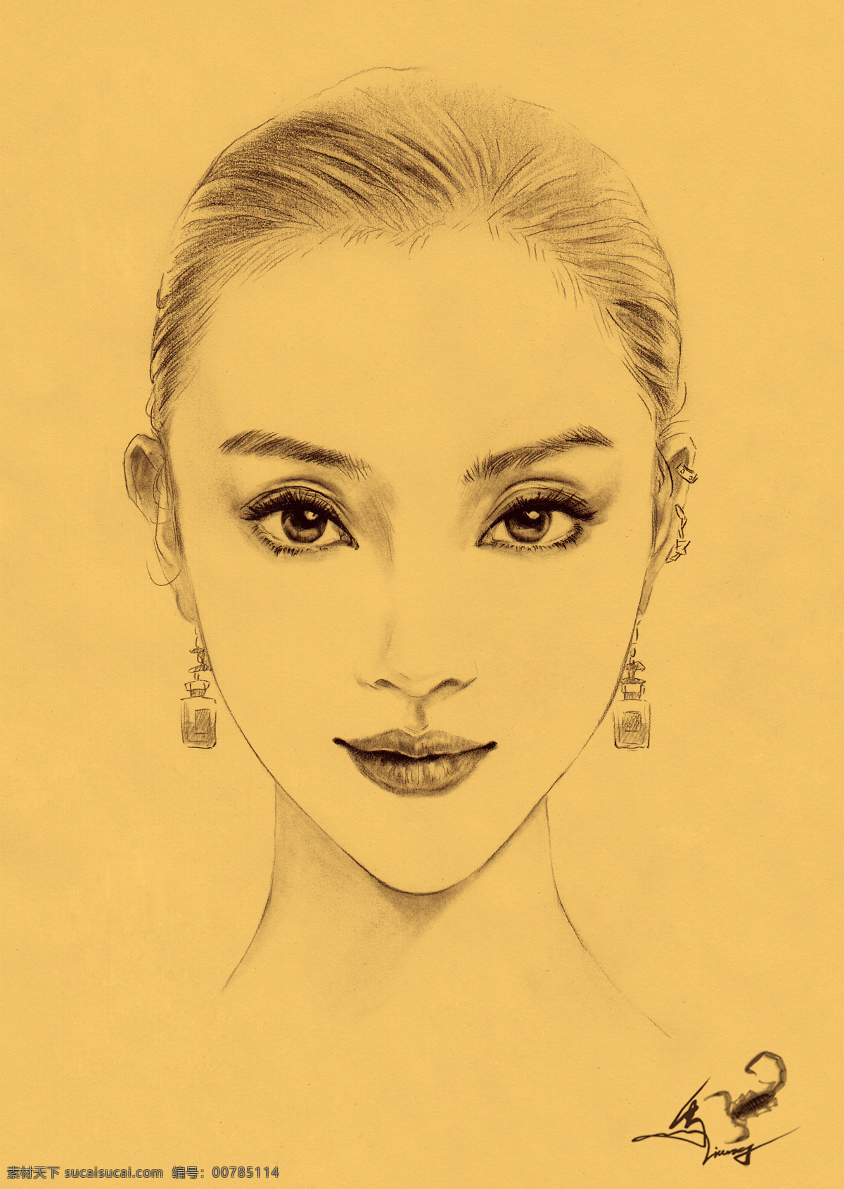素描人物 人物素描 速寫 繪畫 人物繪畫 人物速寫 美女 美女頭像 頭像 頭像速寫 繪畫書法 文化藝術(shù)