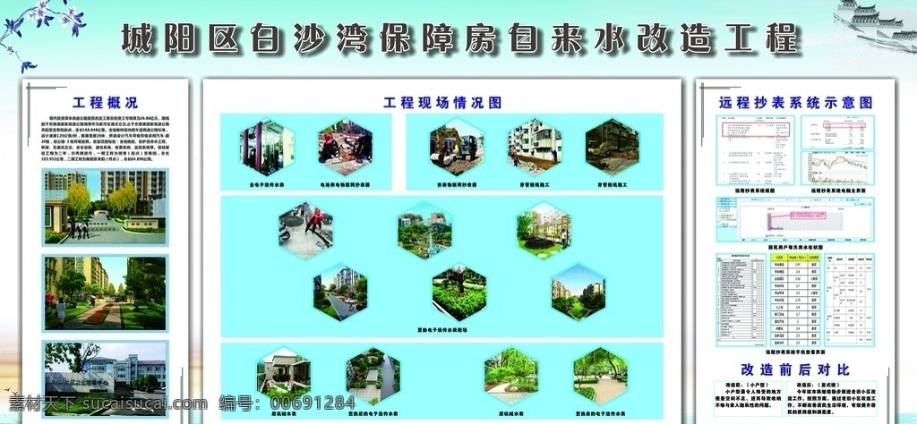 工程 告訴 宣傳欄 古風(fēng)背景 宣傳欄背景 工程改造 小區(qū)改造 展板背景
