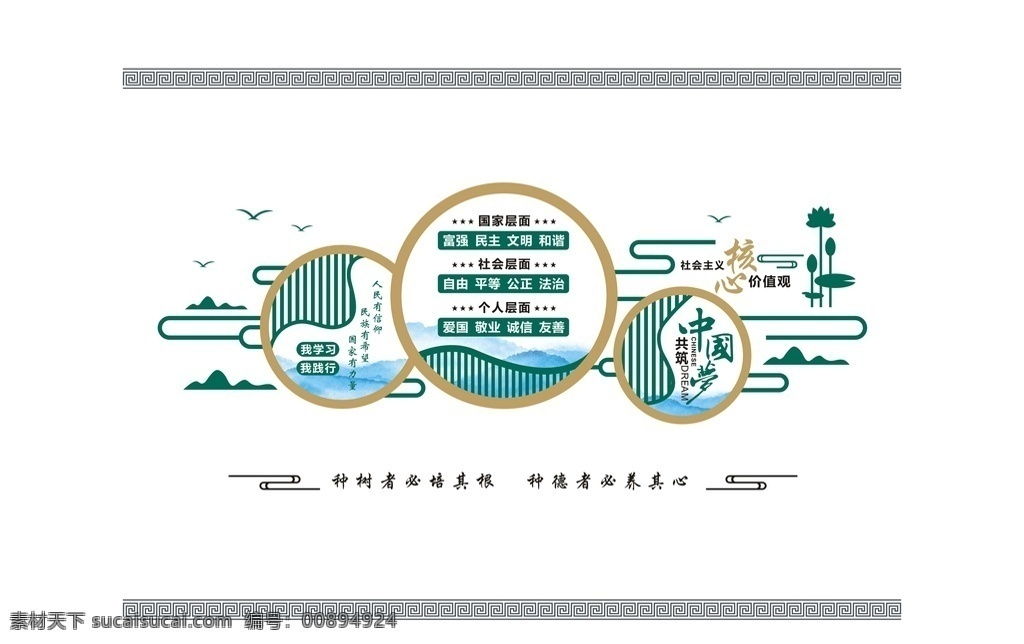 社會主義 核心 價值觀 核心價值觀 文明實(shí)踐 黨建文化展板 價值觀文化墻 綠色文明健康