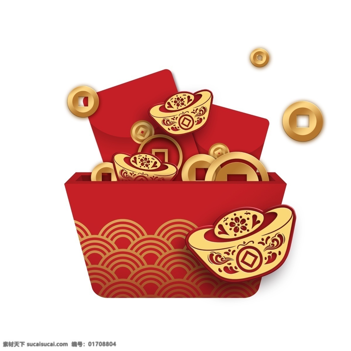 中国 风 红包 金元宝 免 抠 元素 中国风 元宝 免抠元素 设计元素 免抠 传统 喜庆 财富 财宝 福袋 福气袋 春节元宝 丝绸 金纹 春节 新年 促销海报 春节促销海报 春节宣传 迎新春 海报装饰