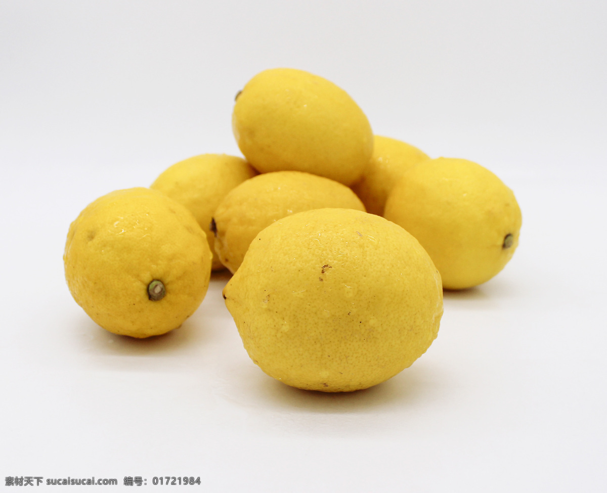 黄柠檬 水果 新鲜 酸甜多汁 柠檬 生物世界