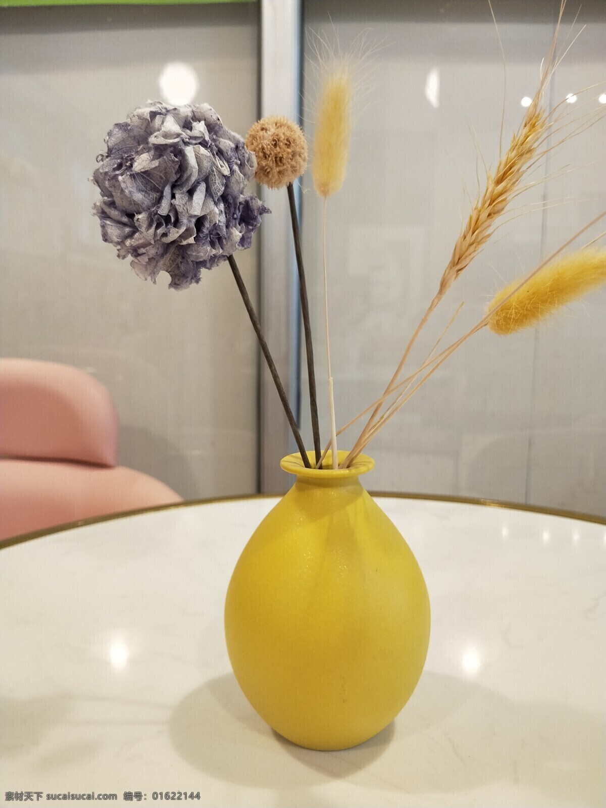 静物花瓶 静物 花 温馨 温暖 黄