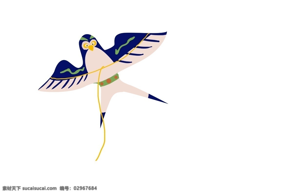 米 蓝色 燕子 风筝 插画 燕子风筝插画 可爱的风筝 飞翔的风筝 放风筝 春天 米蓝色的燕子 可爱的燕子 空中的风筝