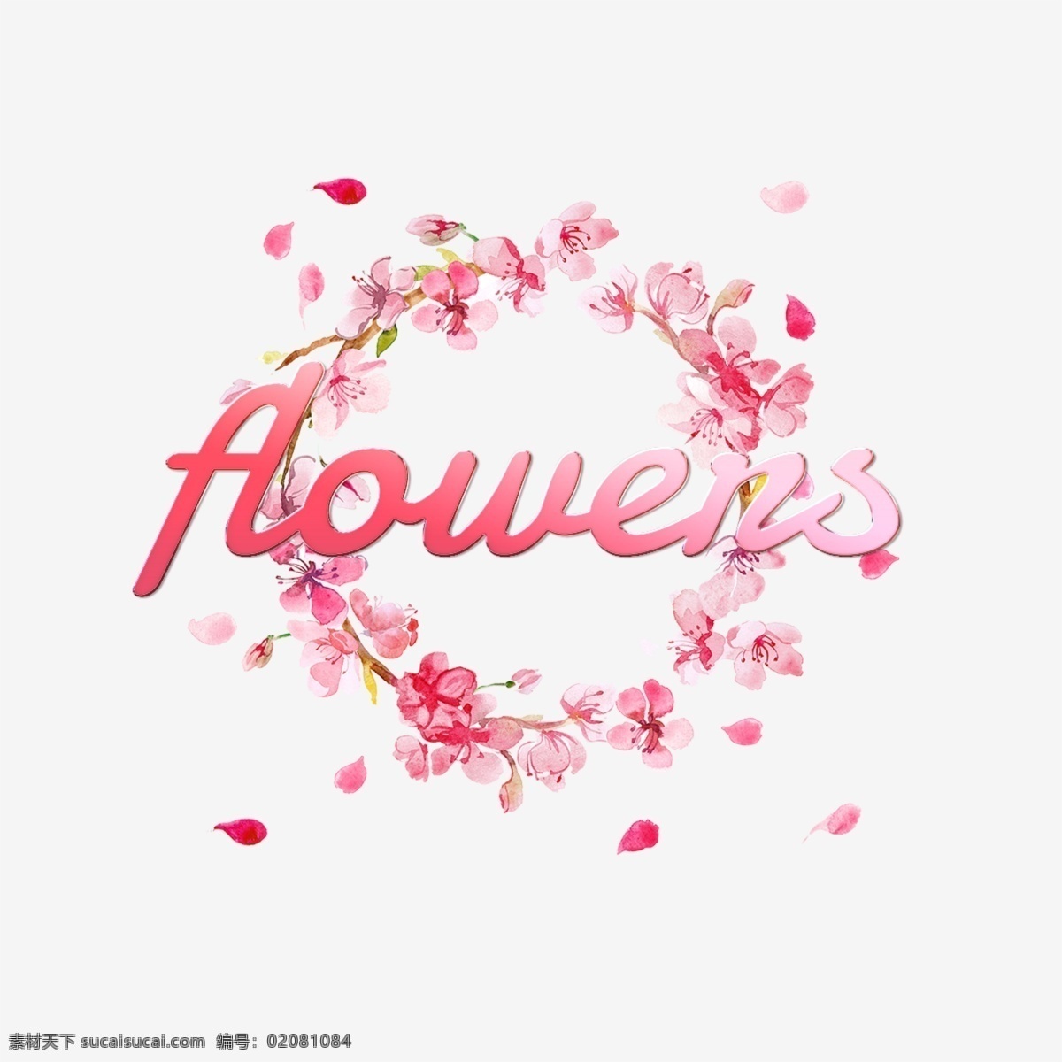 美丽 花朵 抽象 字体 粉红色 花环 花卉 粉 花圈 梅花 爱 亮 颜色 浪漫 婚礼 背景 字形 书法 绘画