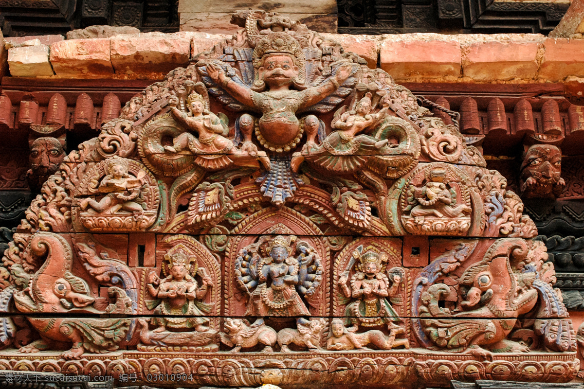 尼泊尔 宗教 建筑雕刻 艺 巴德冈 石刻 加德满都 风土人情 寺庙 印度教 建筑 雕塑 艺术 文化艺术 宗教信仰