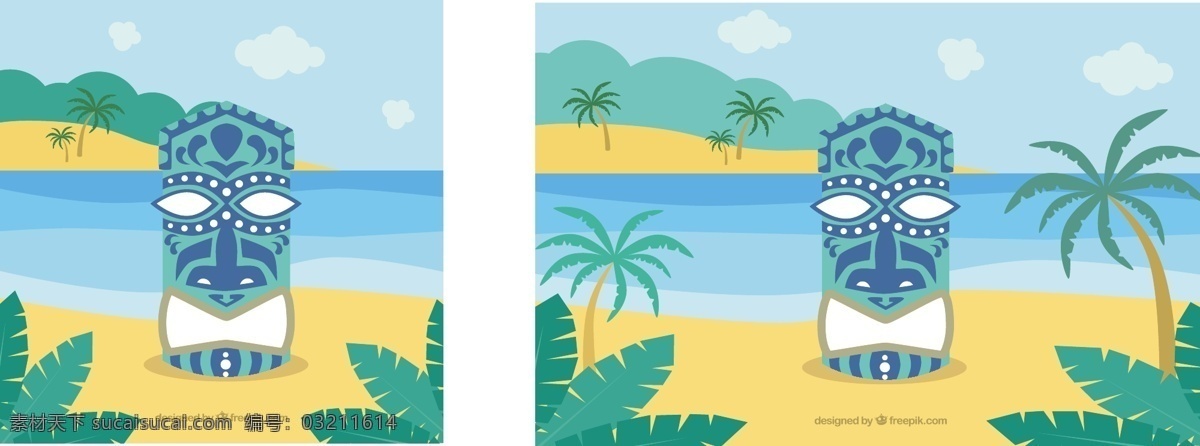 夏威夷 面具 背景 海滩 上 木材 夏季 海洋 艺术 树叶 标志 木材背景 装饰 创意 民族 树木 部落 棕榈