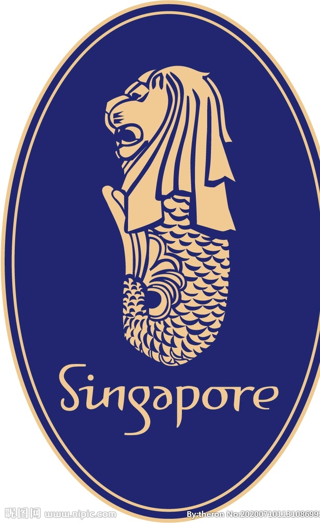 新加坡 鱼尾狮 鱼尾狮像 新加波 狮城 淡马锡 标志 矢量 标志图标 其他图标