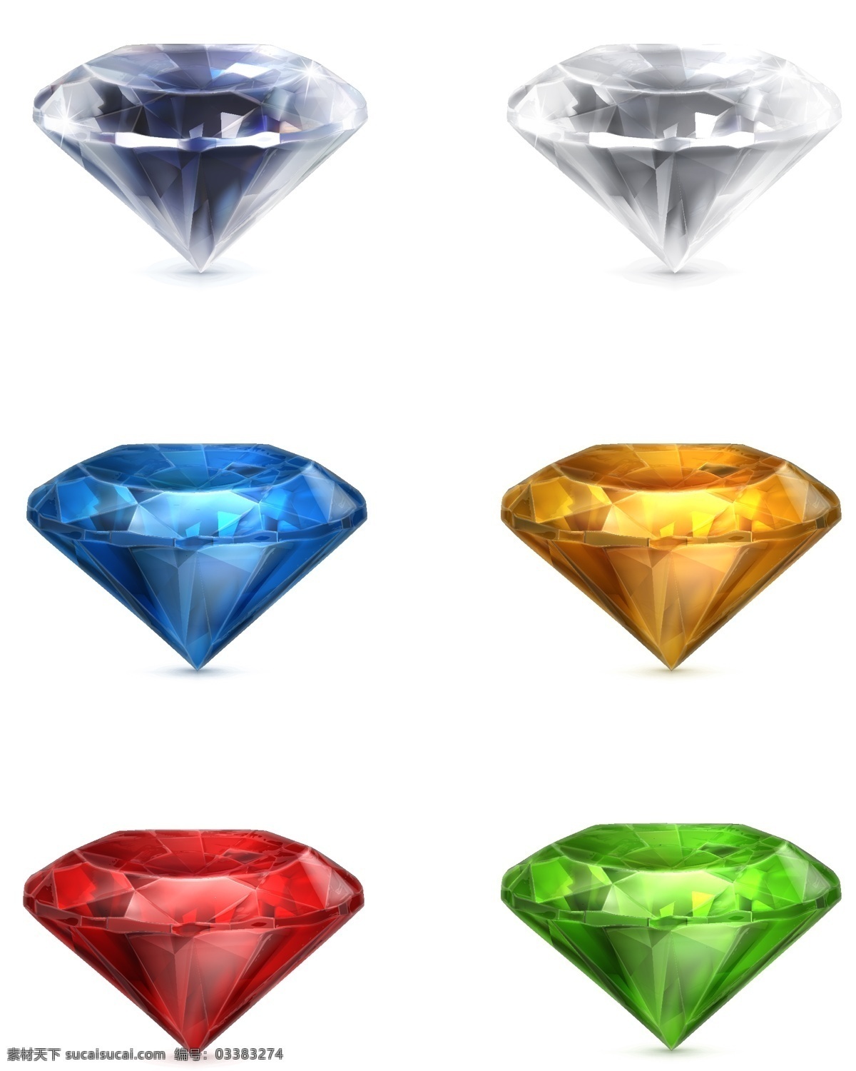 水晶 钻石 图标 标识 金刚石 璀璨宝石 珠宝首饰 格式 矢量 高清图片