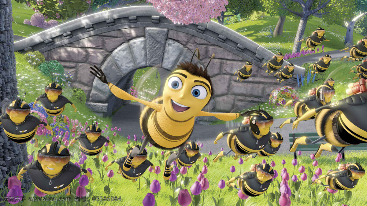 蜜蜂总动员 蜜蜂电影 小蜜蜂 蜜蜂 温妮莎 梦工厂 动画 动画电影 dreamworks 动漫动画