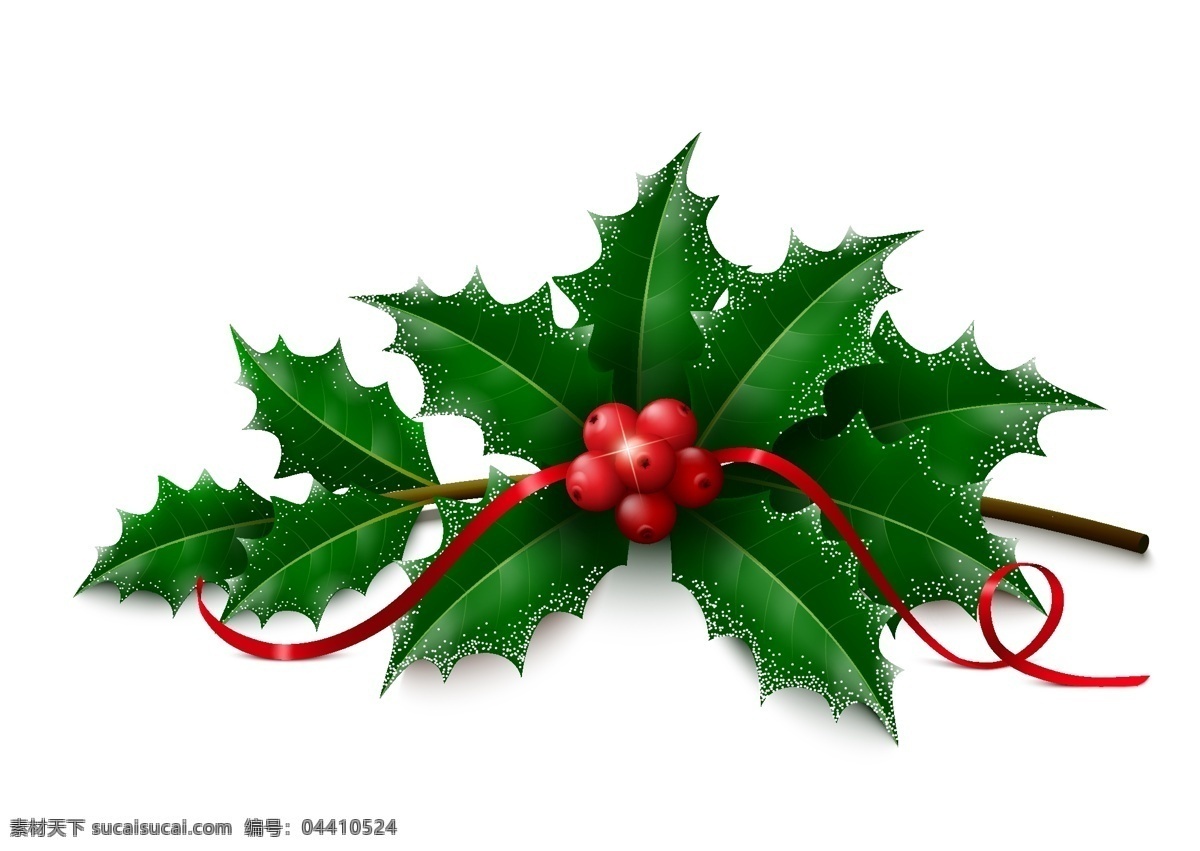圣诞 松果 树枝 节日素材 圣诞节 松枝 绿色 矢量 高清图片