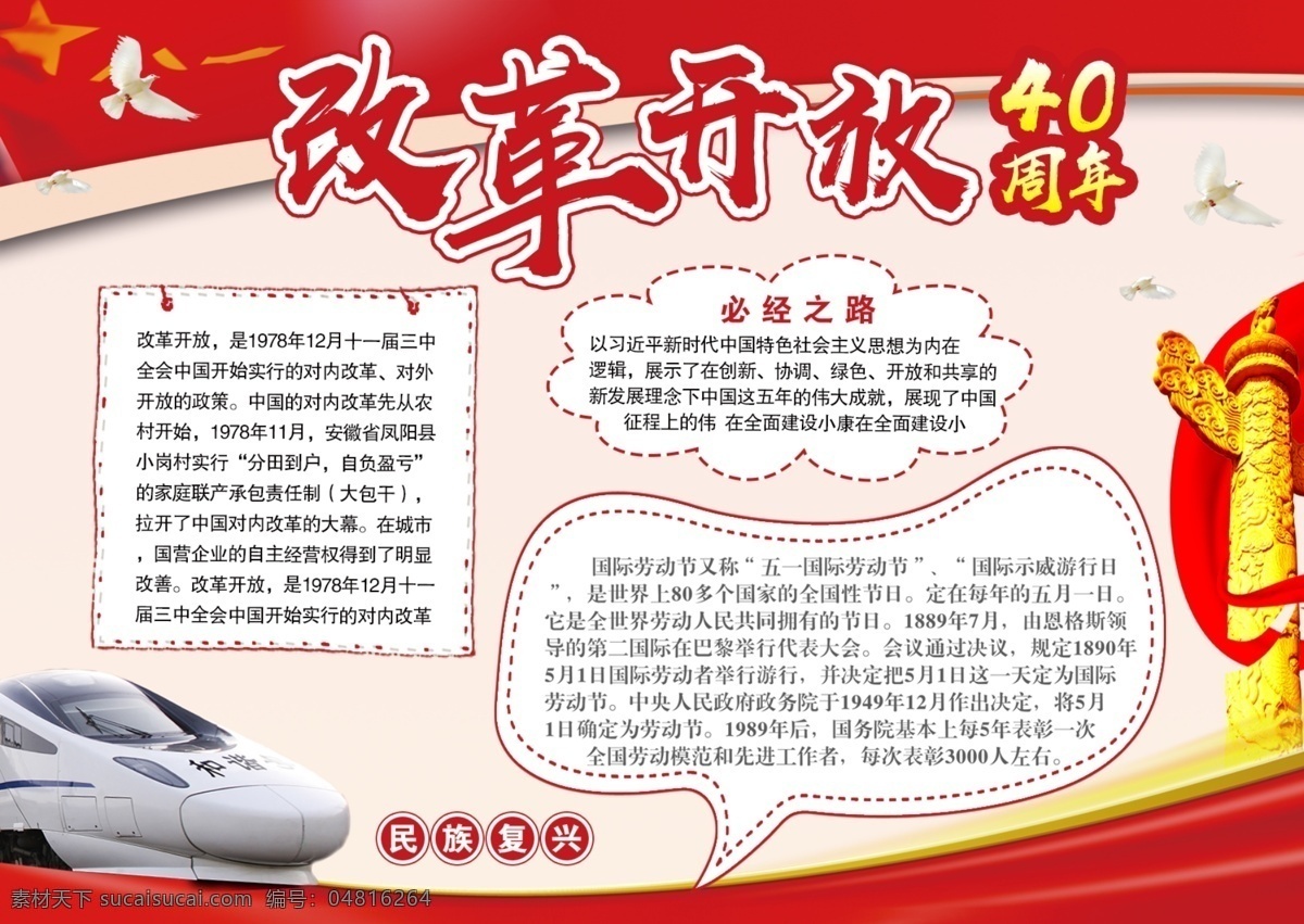 紅色 改革開放 周年 黨建 政府 宣傳 手 抄報(bào) 高鐵 國旗 黨建宣傳 40周年 亞洲世紀(jì) 黨建手抄報(bào) 中國 夢(mèng) 飛躍 時(shí)代 時(shí)代的飛躍 滄海桑田 中國巨變 人民 真正 英雄