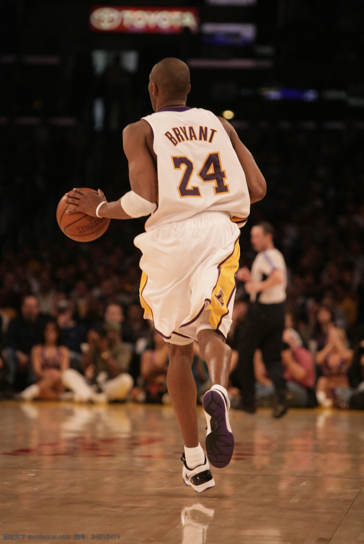 科比 湖人 主場 白色 24號 背影 運球 突破 kobe bryant lakers 人物圖庫 明星偶像 攝影圖庫