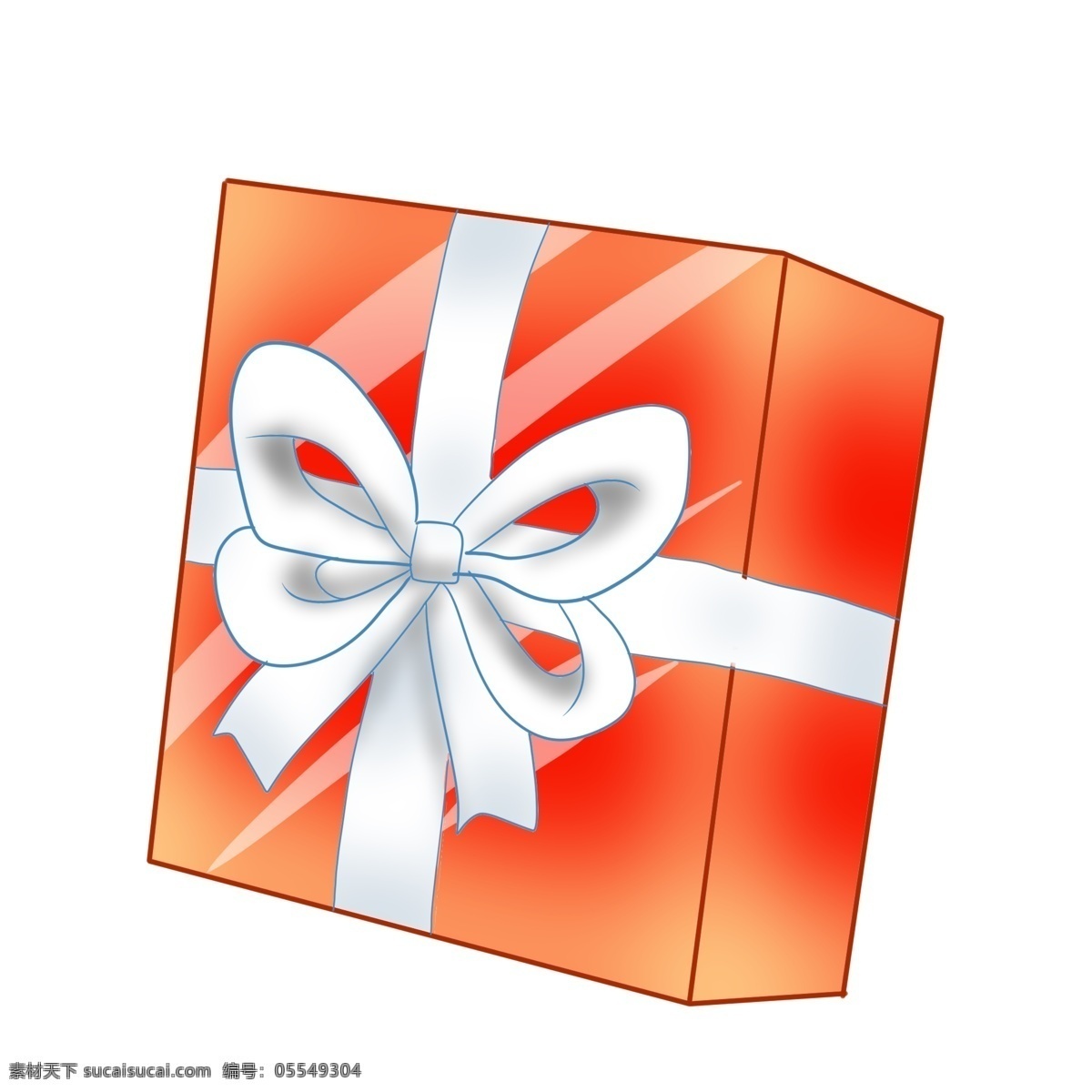 红色 精美 方形 礼盒 礼品礼盒 系了彩带 精美的结 暖色 送人礼物 包装 装饰 方形扁礼盒