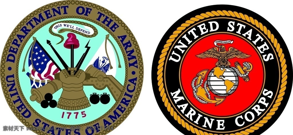美国 海陆 战队 臂章 精美 刺绣 魔 海陆战队 刺绣臂章 勋章logo 游戏勋章图标 奖章标志 美国陆军 标志图标 其他图标