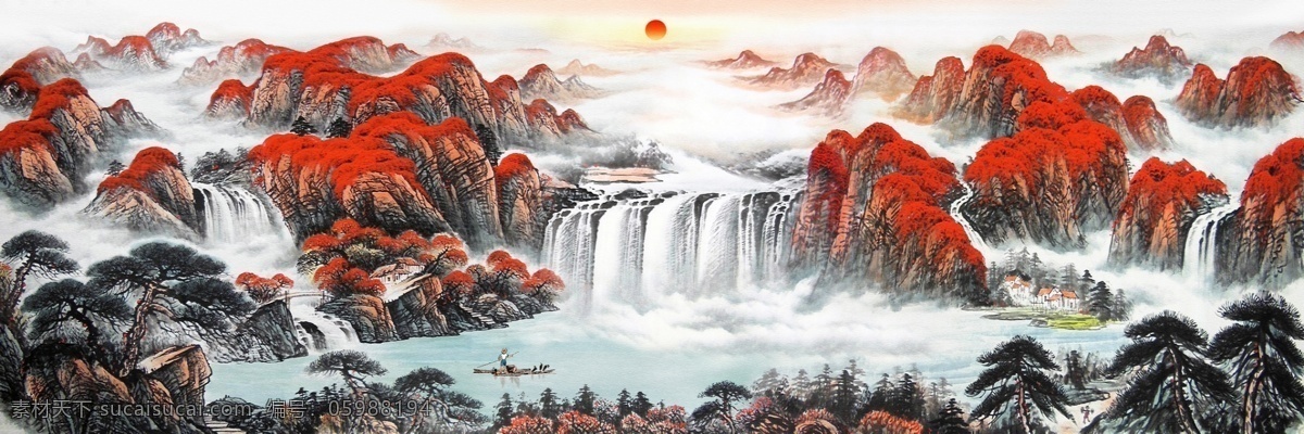 鴻運(yùn)當(dāng)頭圖片 鴻運(yùn)當(dāng)頭 鴻運(yùn)當(dāng)頭國畫 國畫山水 山水畫 山水 中國畫 國畫裝飾畫 鴻運(yùn) 巨幅山水畫 鴻運(yùn)當(dāng)頭油畫 風(fēng)水畫 滿山紅遍 鴻運(yùn)當(dāng)頭風(fēng)水 鴻運(yùn)當(dāng)頭山水 聚寶盆 旭日東升 新中式裝飾畫 掛畫 文化藝術(shù) 繪畫書法