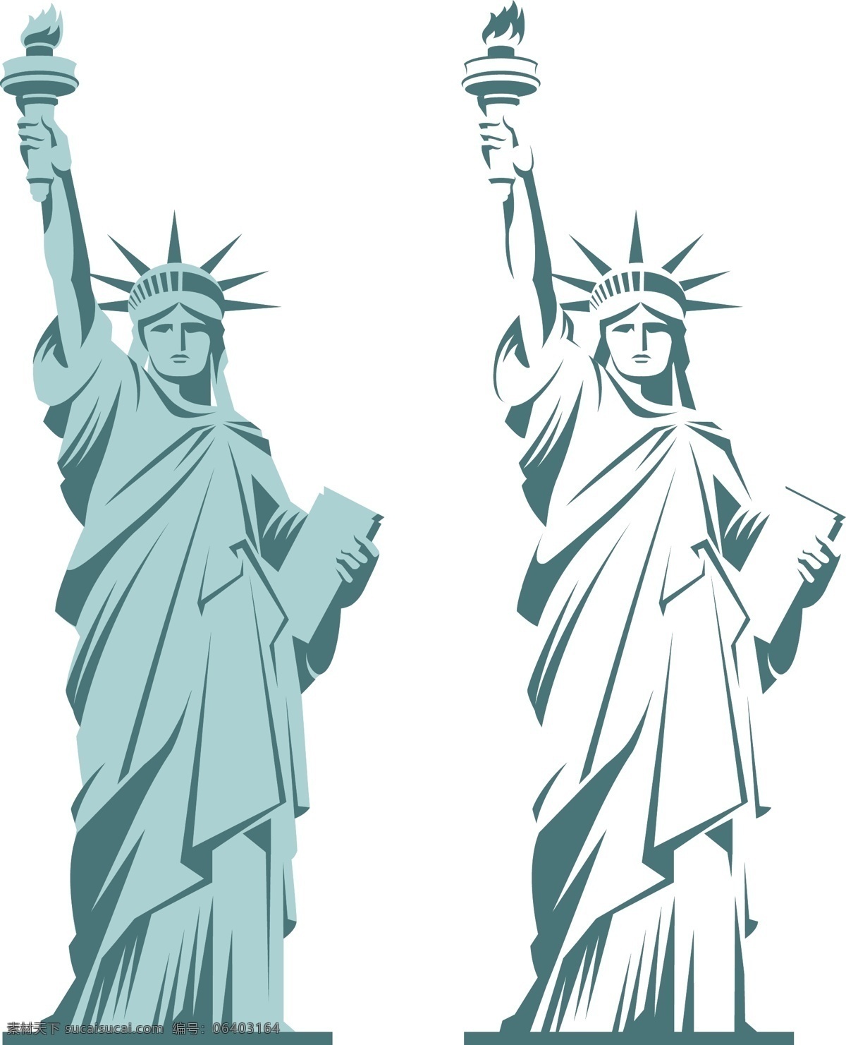 自由女神像 美国设计元素 美国 纽约自由女神 纪念碑 城市符号 国际著名景点 美国设计 美国元素 文化艺术 传统文化