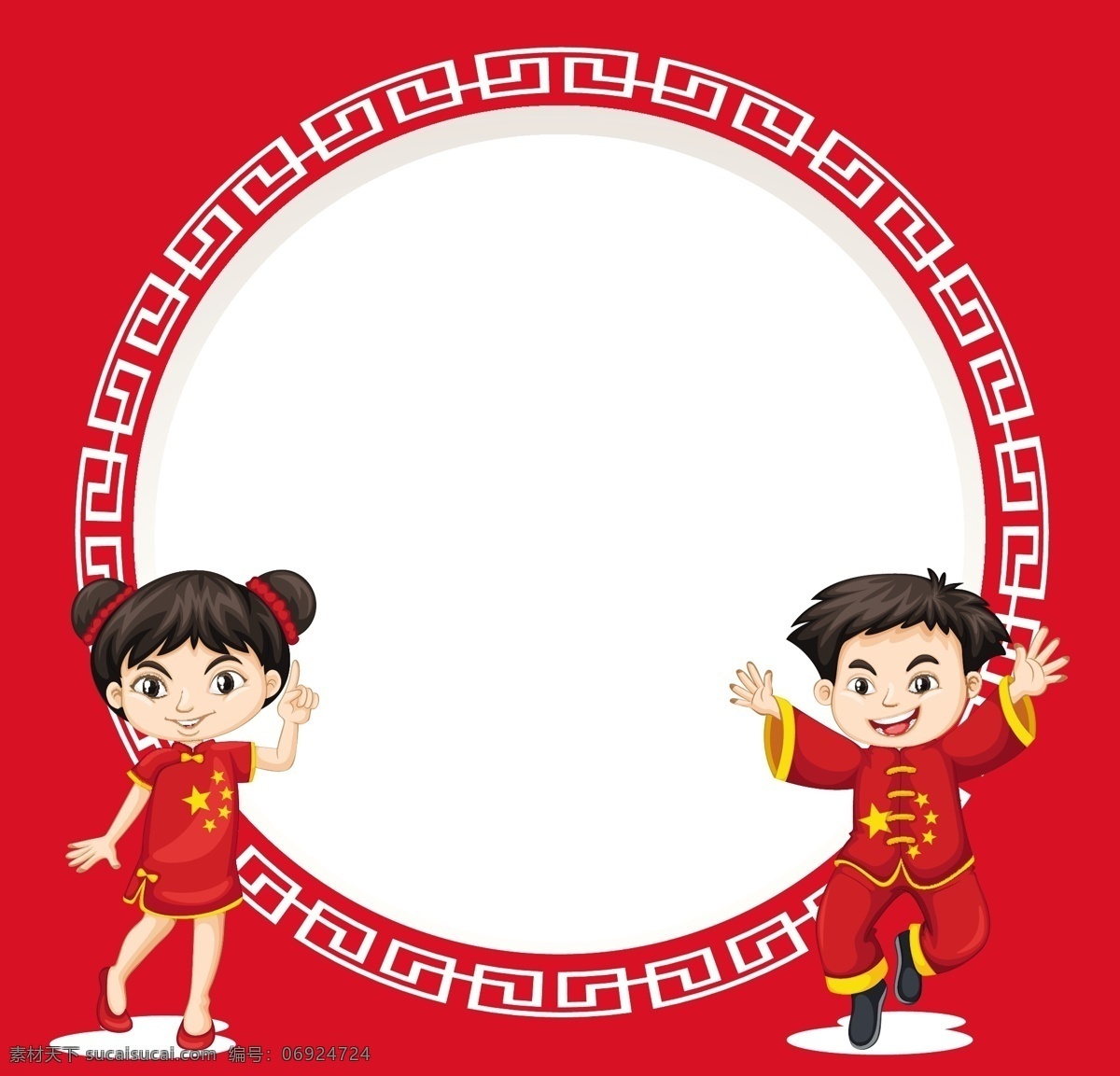 中國(guó)兒童 卡通兒童 兒童 快樂兒童 兒童素材 開心 中國(guó) 新年 節(jié)日 中國(guó)風(fēng) 卡通設(shè)計(jì)