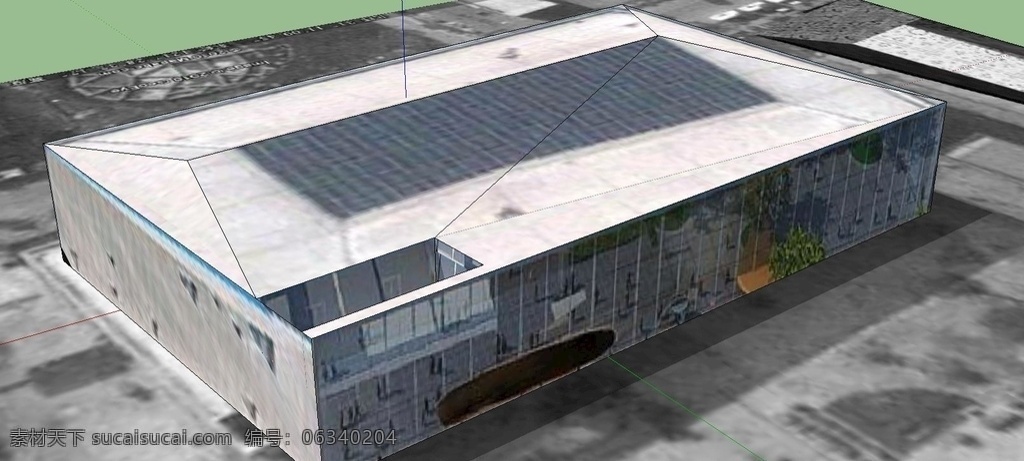 上海 世博会 su 模型 比利时欧盟馆 建筑设计 建筑模型 立面设计 立面造型 环境设计 skp