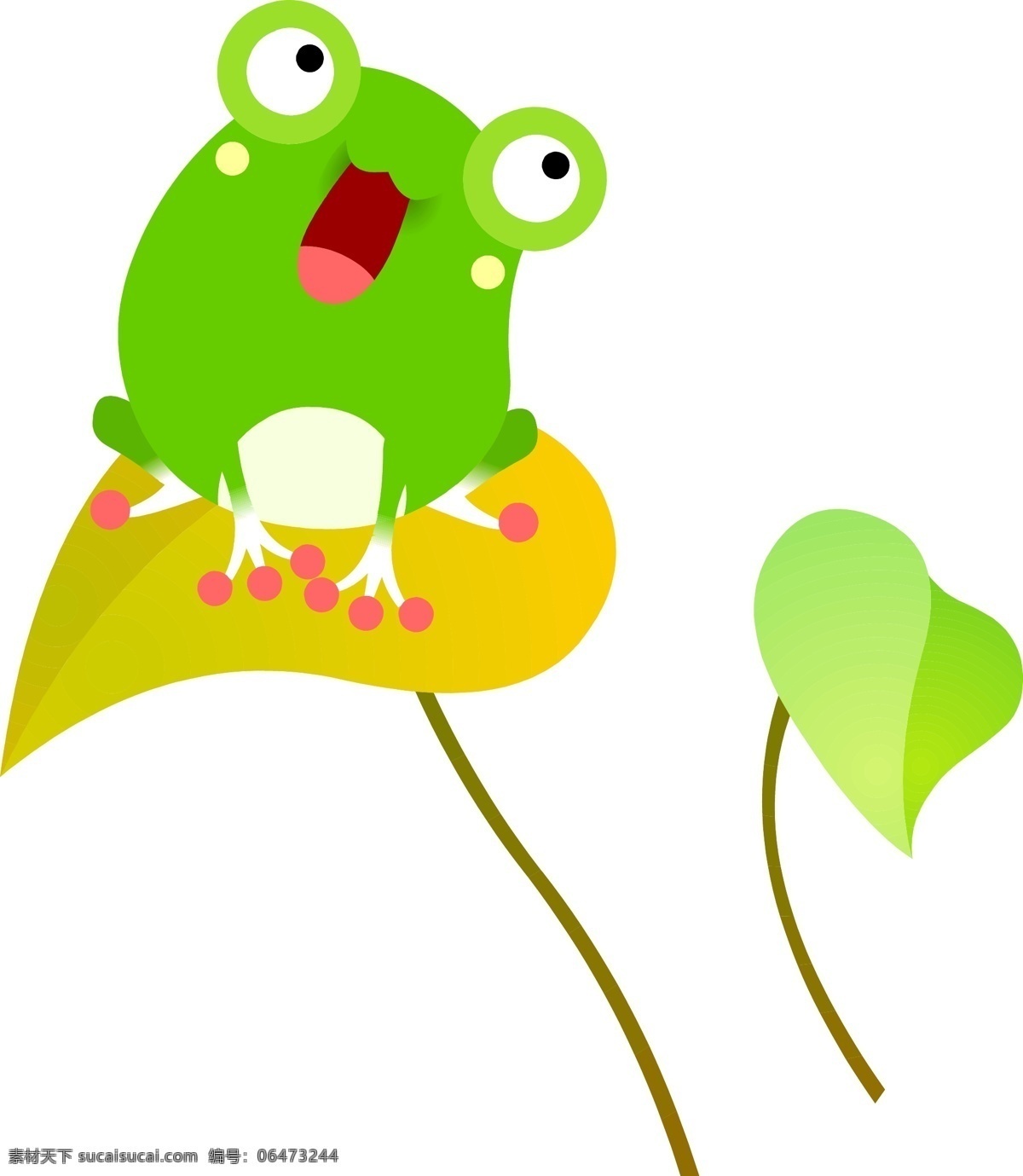 卡通 矢量 青蛙 可爱 绿色 矢量图 其他矢量图