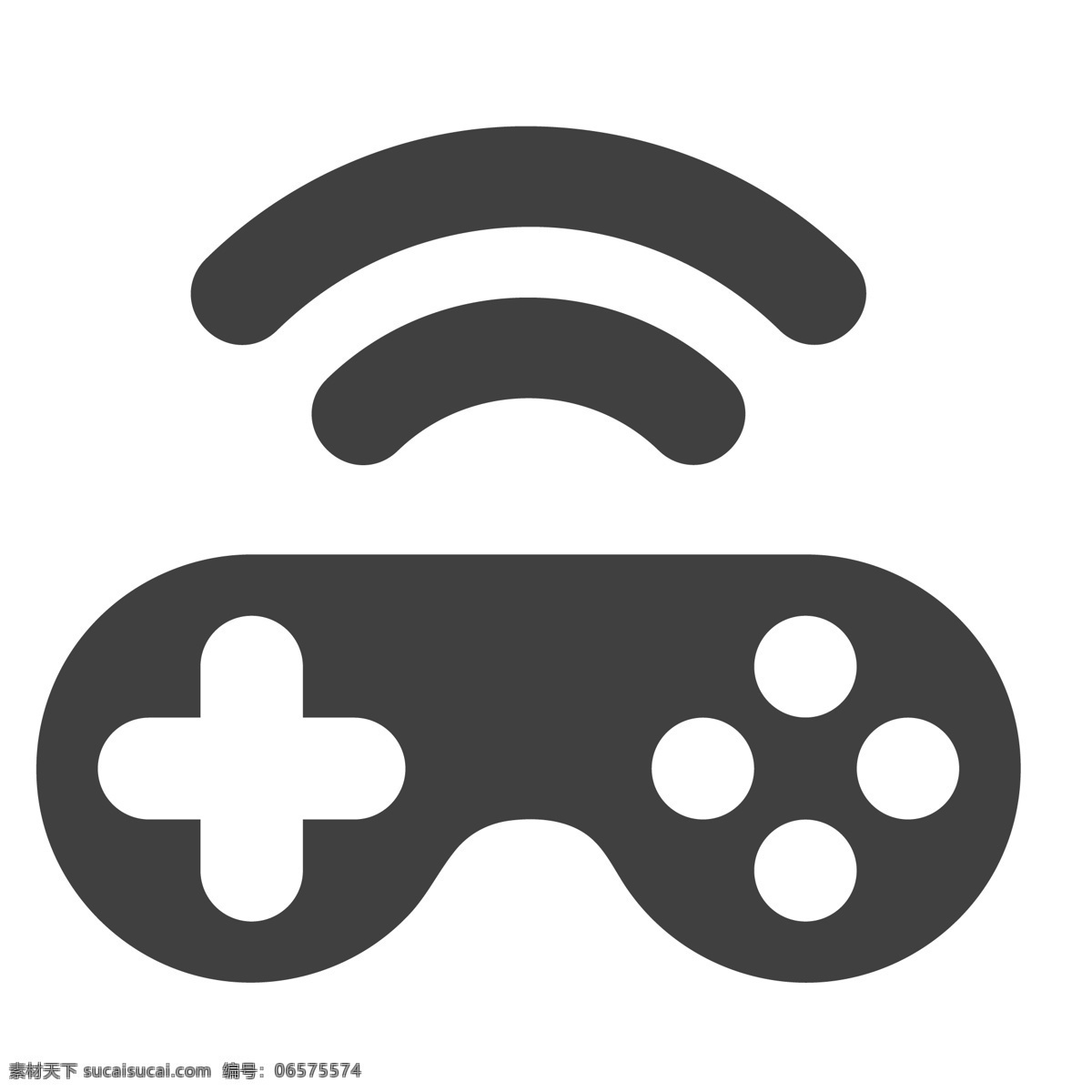 卡通的游戏机 游戏机 机器 信号 生活图标 卡通图标 黑色的图标 手机图标 智能图标设计