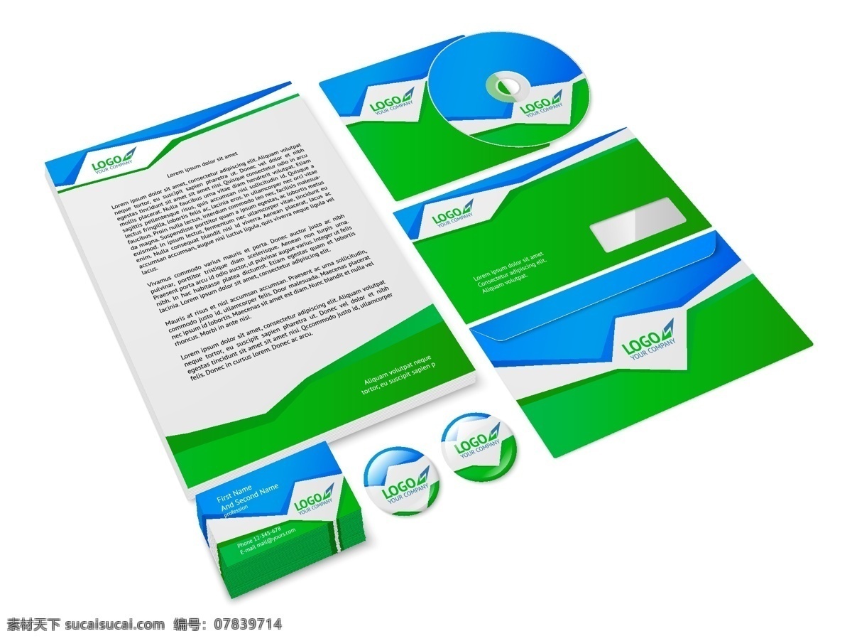 绿色 蓝色 抽象 商业 公司 风格 文具 样品 为公司 身份 孤立 矢量 插图 名片 商务 卡片 封面 技术 模板 徽章 网站 文本 互联网 目录 企业形象 品牌