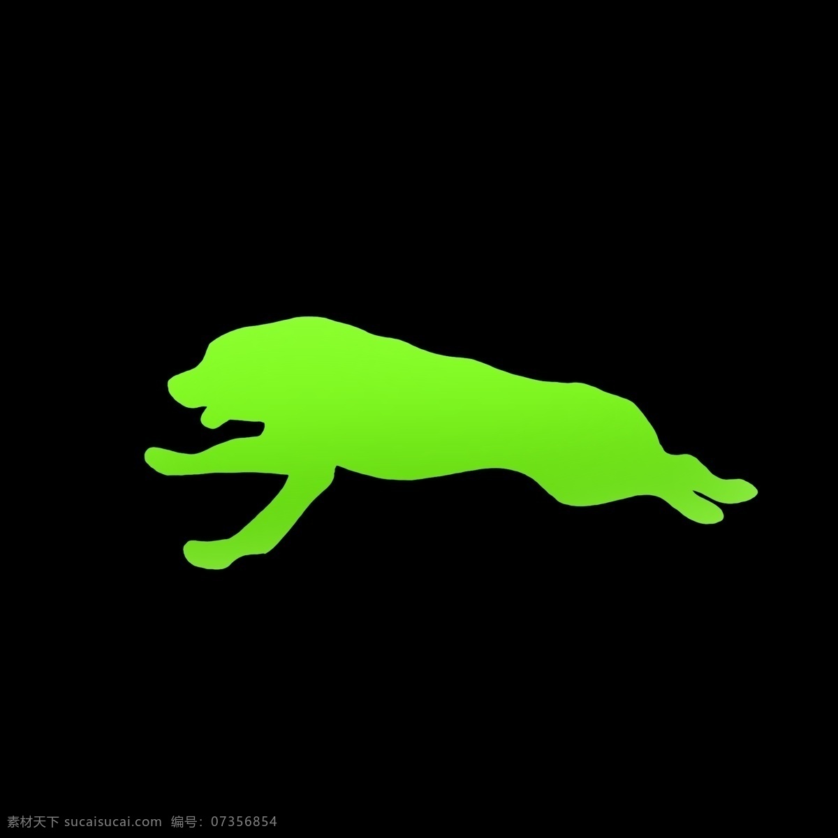 绿色 豺狼虎豹 奔跑 图 形状 剪影 图案 动作 奔跑的样子 速度 运动 激情 节奏 ppt可用 纯色 渐变 简约 简洁 简单