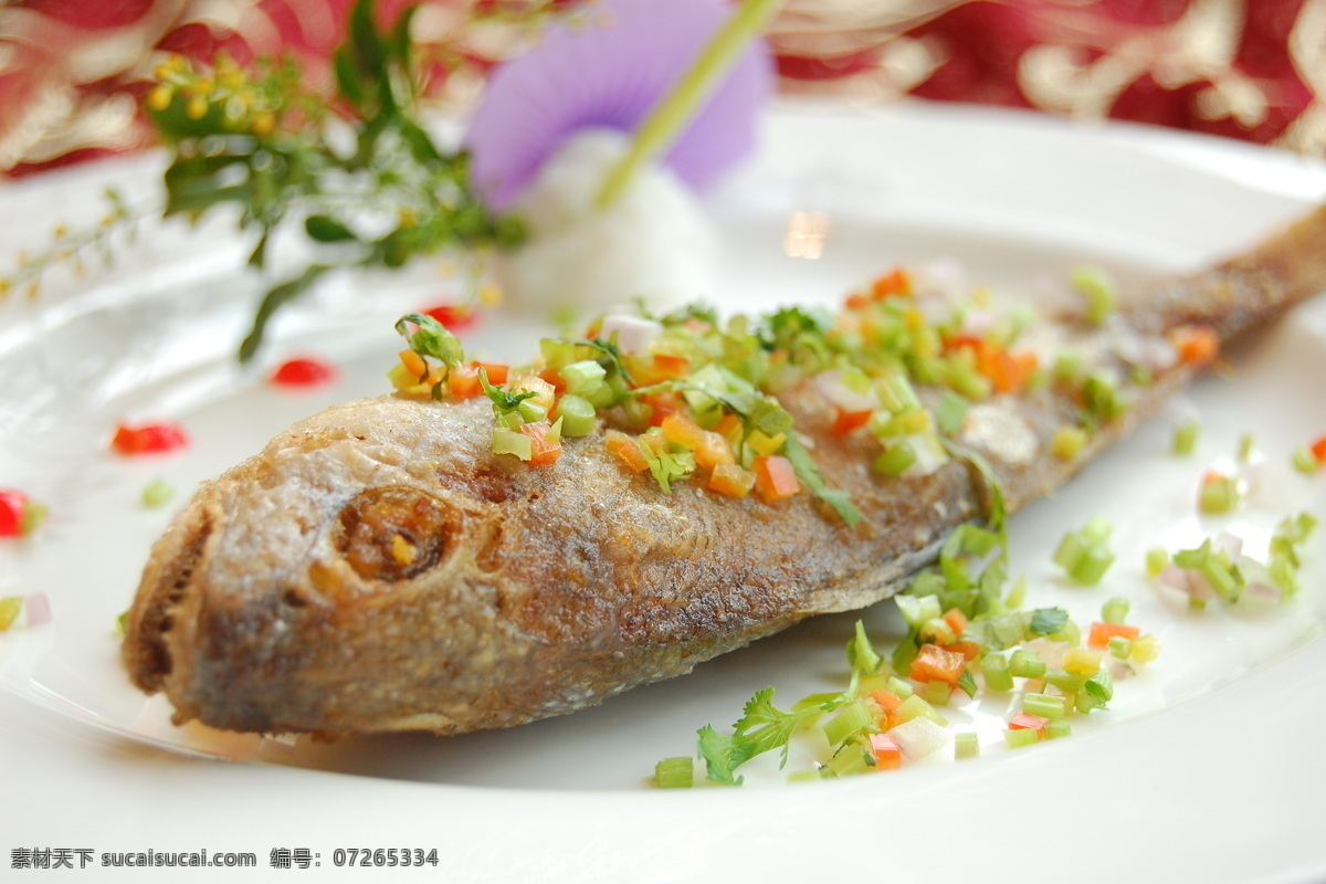 香煎小黃魚 菜品攝影 傳統(tǒng)美食 餐飲美食