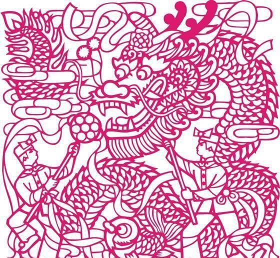 中國(guó)龍 古典元素 龍紋矢量素材 格式 設(shè)計(jì)素材 龍鳳圖紋 中華圖典 矢量圖庫(kù) 白色