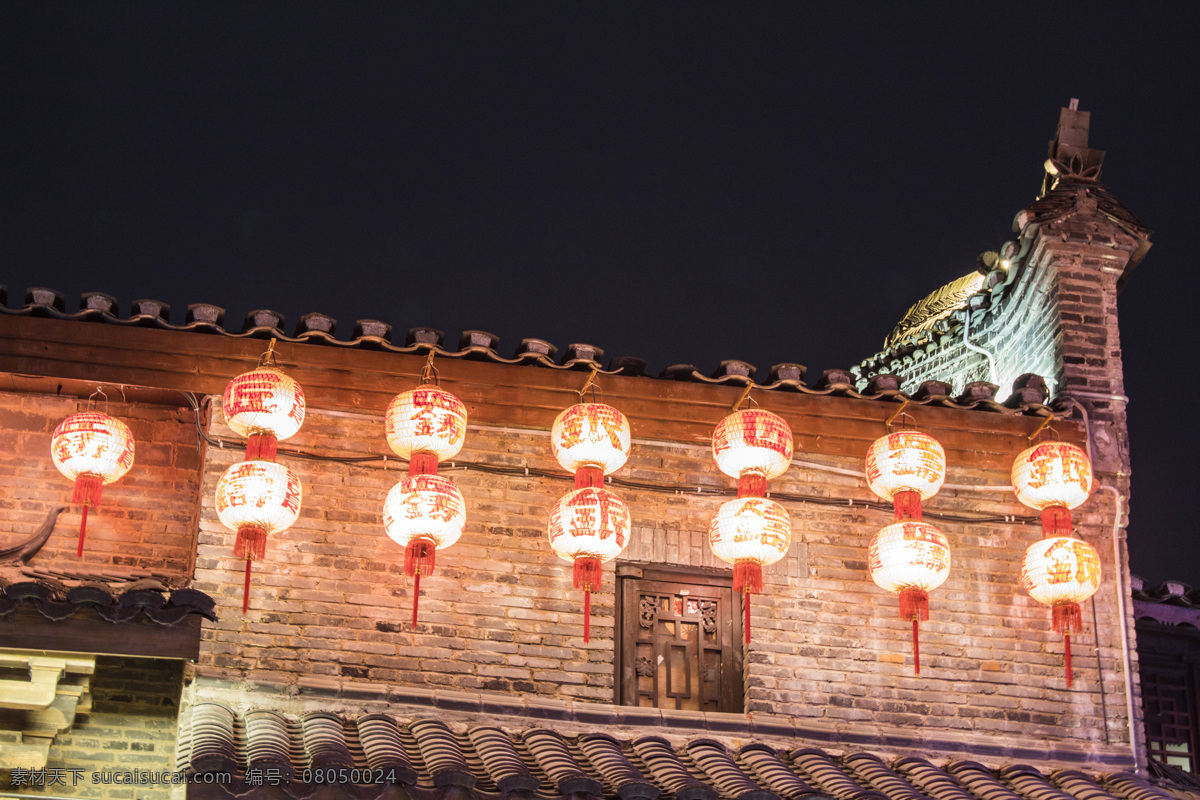 古典 建筑 风景 风光 古风 复古 中国风 瓦房 旅游 夜景 商用