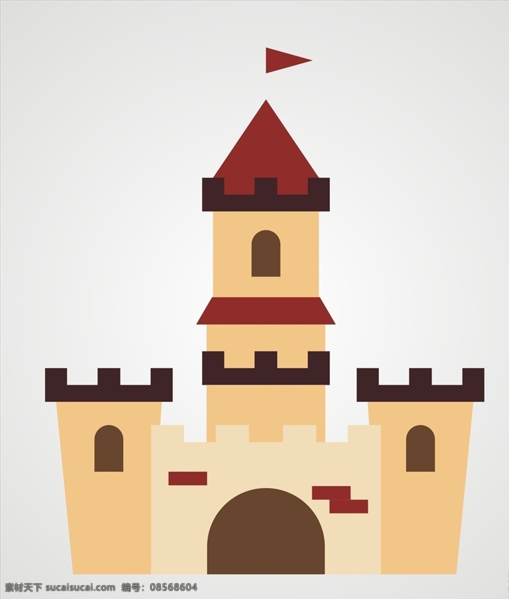 矢量城堡图片 矢量 城堡 剪影 卡通 伊斯兰城堡 碉堡 堡垒 卡通设计