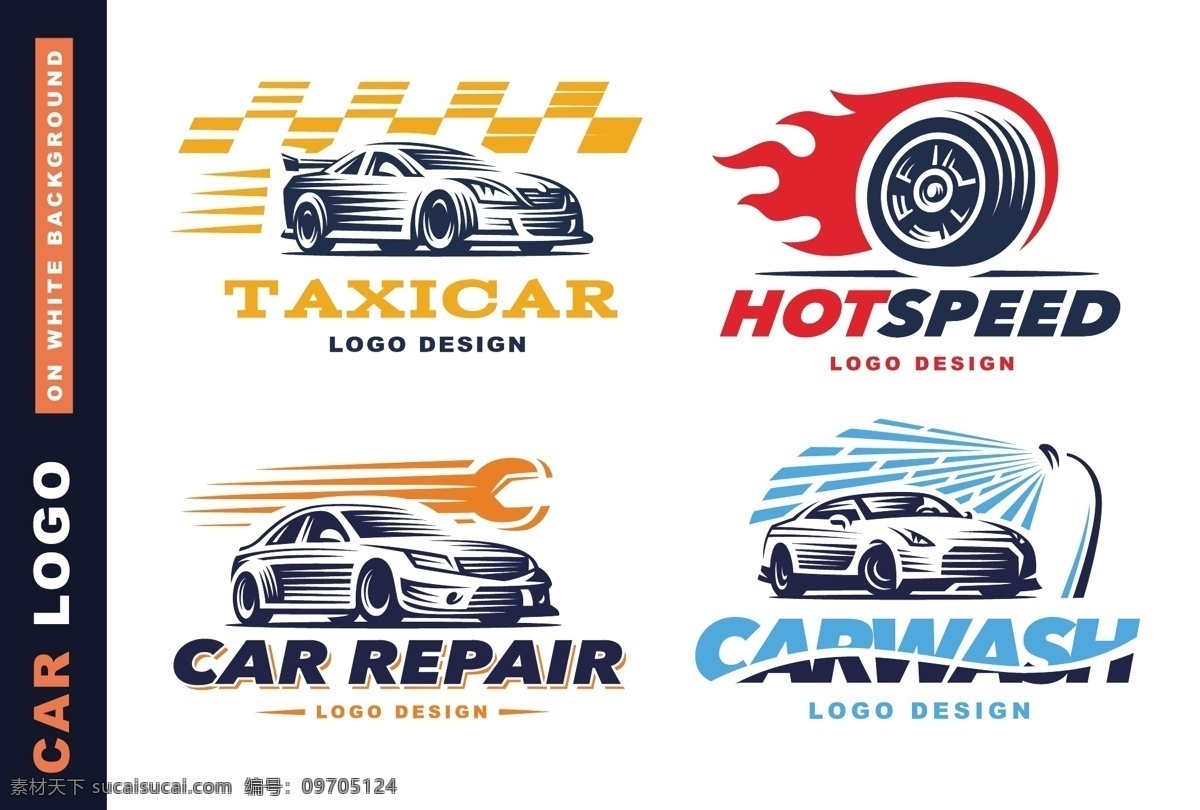 汽车 赛车 轮胎标 logo 矢量 标志图标 其他图标