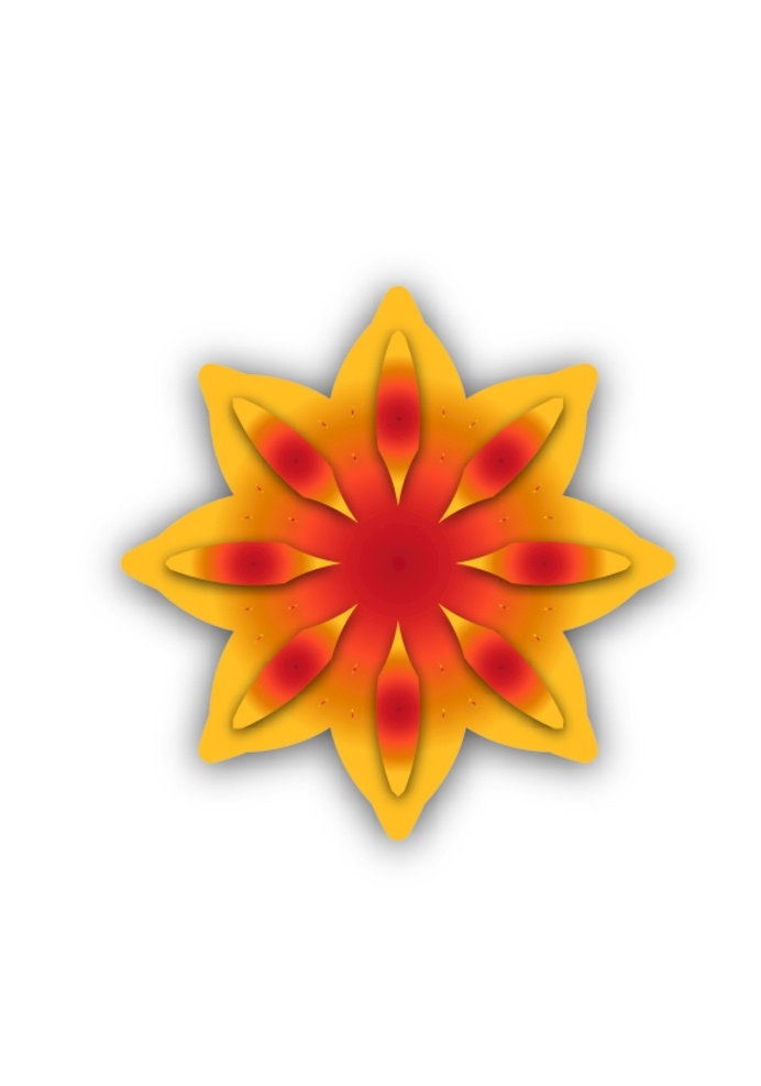 金花圖片 旋轉(zhuǎn)紋樣 金花 花朵 矢量 底紋邊框 花邊花紋