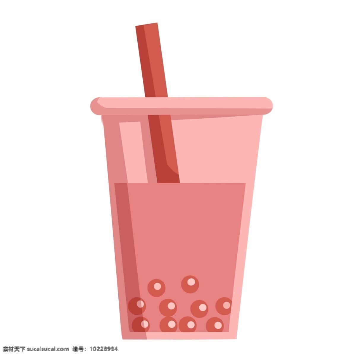 手绘 粉色 奶茶 插画 杯子 一次性杯子 可口的奶茶 美味的奶茶 手绘奶茶插画 卡通插画