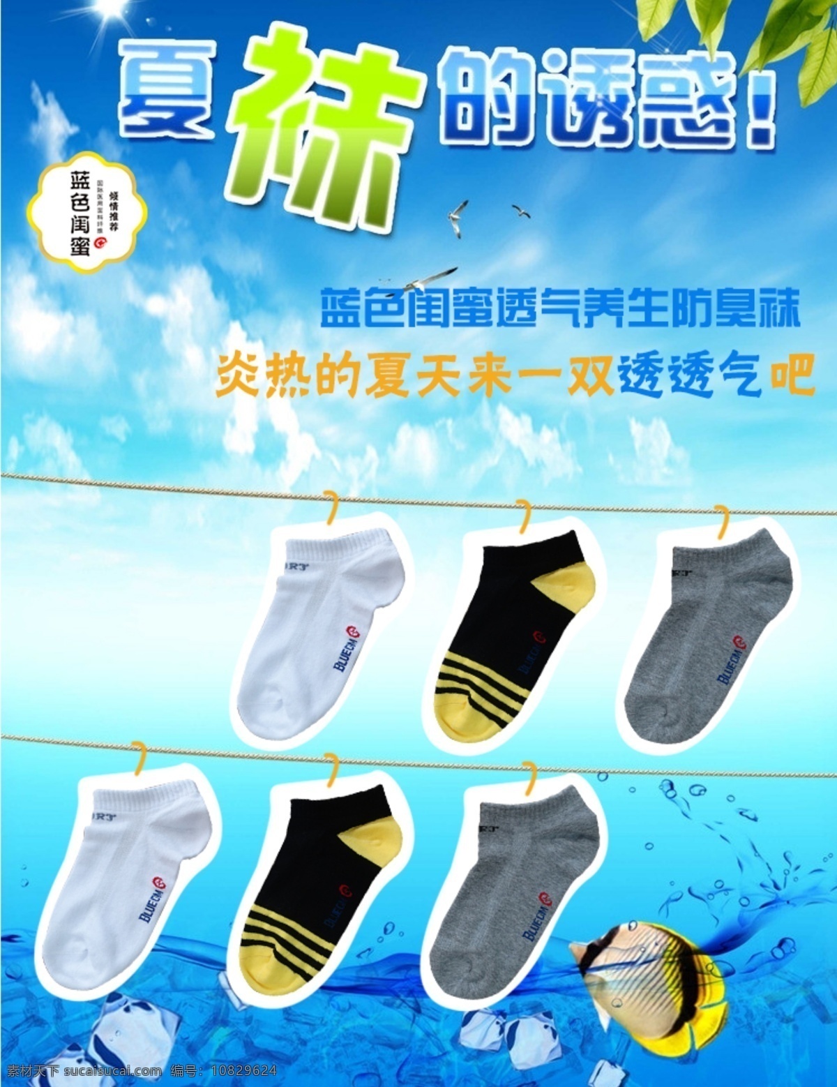 藍色 閨 蜜 七 天 抗菌 防臭 襪 防臭襪 去異味 閨蜜 白色