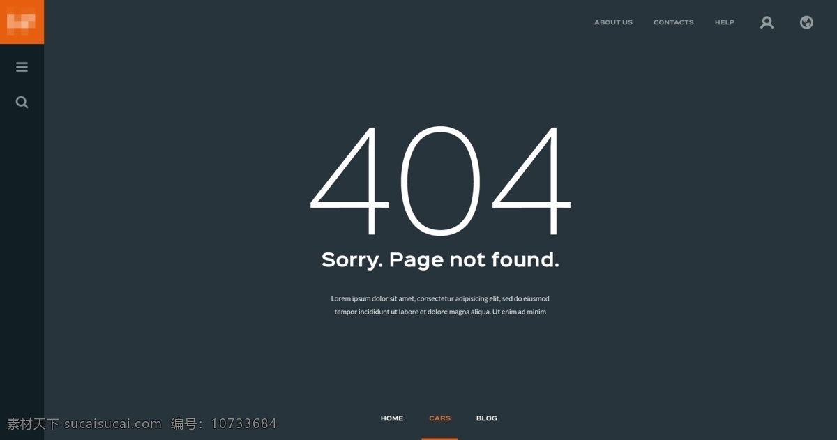 网页 ui 拥有 模板 界面设计 404界面 国外网站模板 模板网站 企业网站 企业网站模板 企业站 汽车 汽车网站 汽车租赁网站 通用模板 网站模板