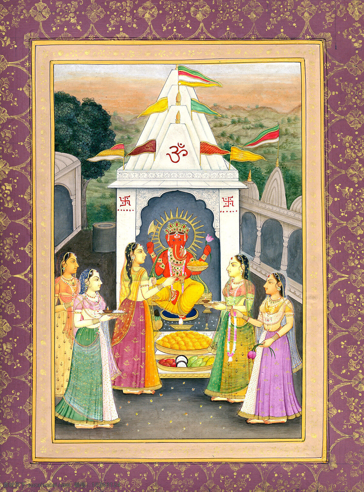 印度神像 象鼻财神 象鼻天 供养 宗教信仰 宗教艺术 文化艺术 传统文化