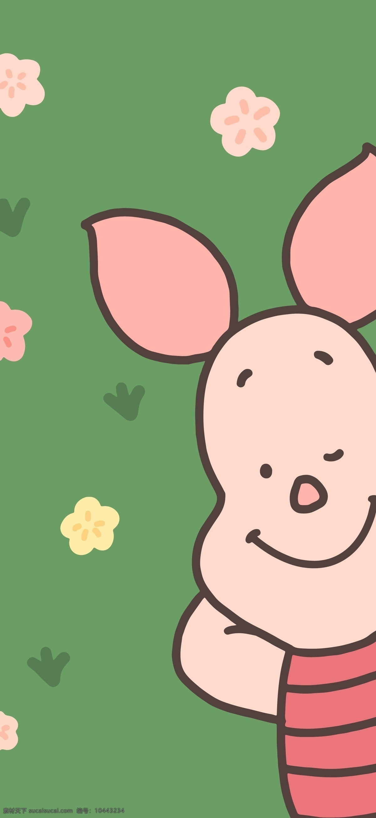 小熊维尼 图 粉红猪 粉色 小猪 草地 动漫动画 动漫人物