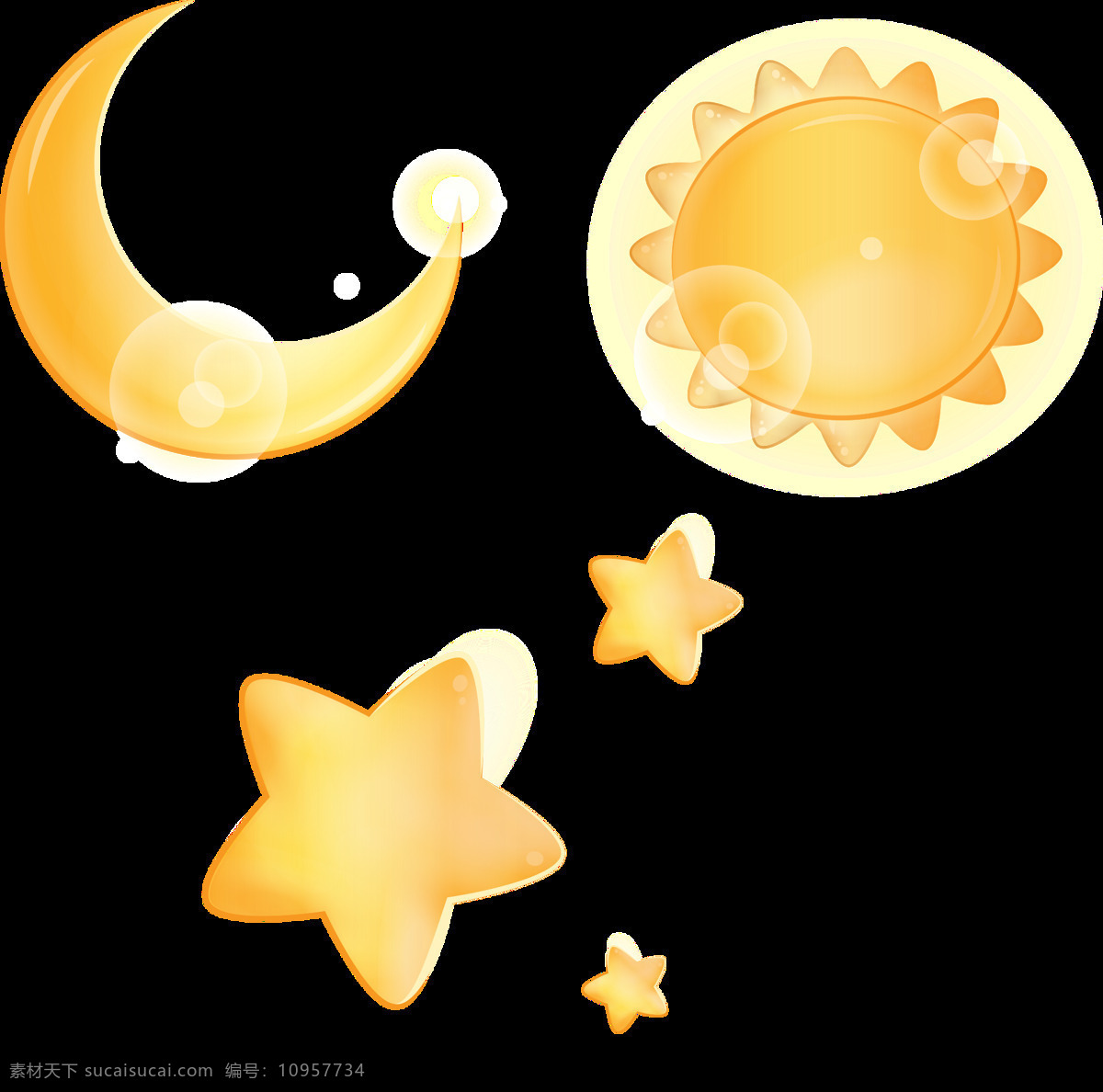 太阳星星月亮 太阳 星星 月亮 卡通 卡通设计