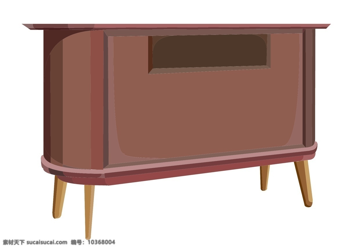 桌子 家具 卡通 插畫(huà) 紅色的桌子 卡通插畫(huà) 家具插畫(huà) 居家用品 歐式家具 家用 漂亮的桌子