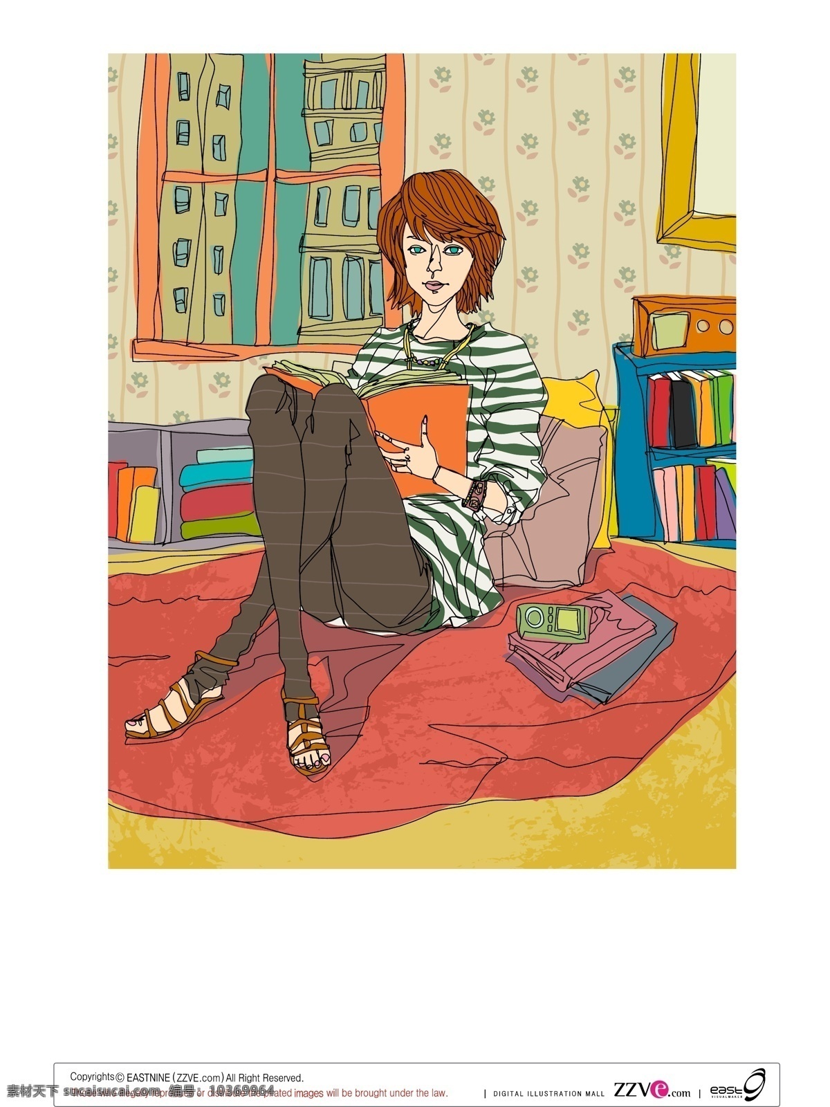 版畫 彩鉛畫 插畫 婦女女性 卡通素材 卡通形象 漫畫 其他矢量 全矢量 時尚女性 人物插畫 矢量風(fēng)景 矢量人物 矢量動物 水彩畫 手繪 速寫 系列圖案 線條 溫馨圖案 系列卡通畫 矢量插畫 矢量素材 矢量 插畫集