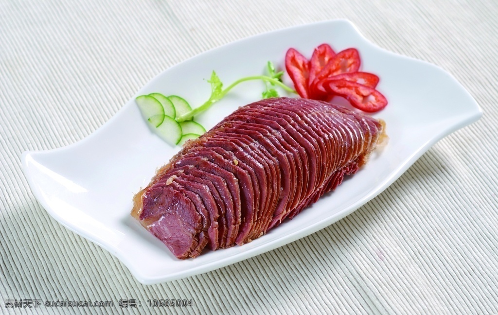 冷菜牛肉 涼菜 牛肉 擺盤 醬牛肉 菜品