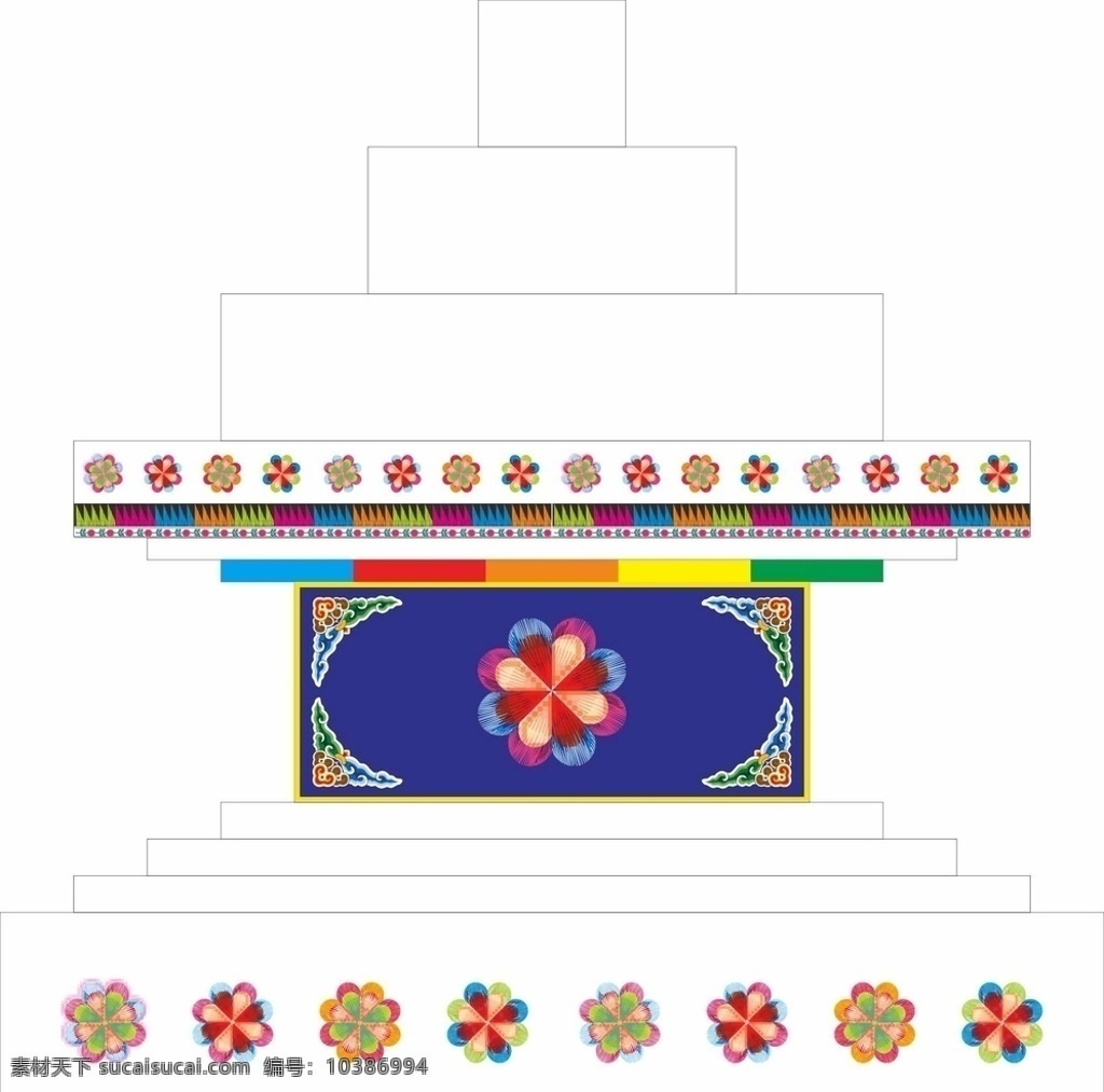 藏族 佛塔 雕花 台 藏族元素 佛塔元素 藏族雕花 藏族花纹 室内佛塔台 地方特色