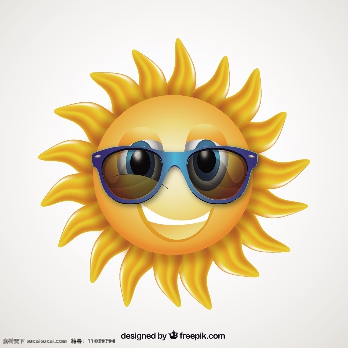 卡通 太阳 太阳镜 夏天 星期日 字符 太阳眼镜物 阳光 新光 夏令时 图标 高清 源文件
