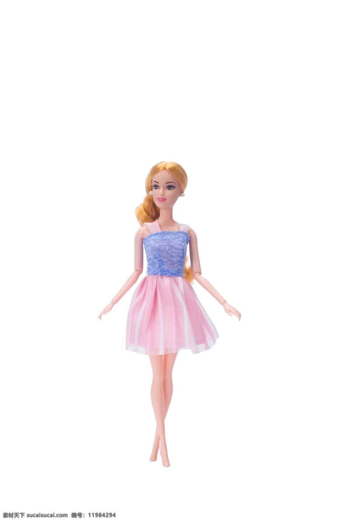 玩具娃娃 玩具 娃娃 美女 可爱 礼物 青色 粉色裙子