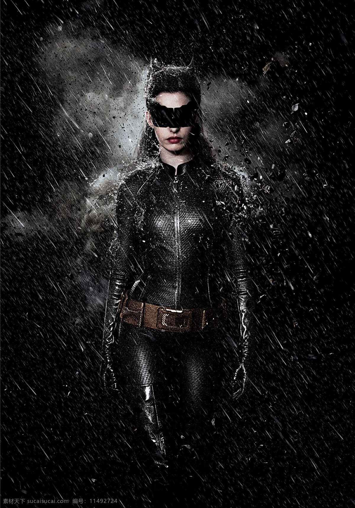 蝙蝠侠 黑暗骑士崛起 安妮 海瑟薇 猫女 黑暗骑士 电影海报 海报 电影海报辑