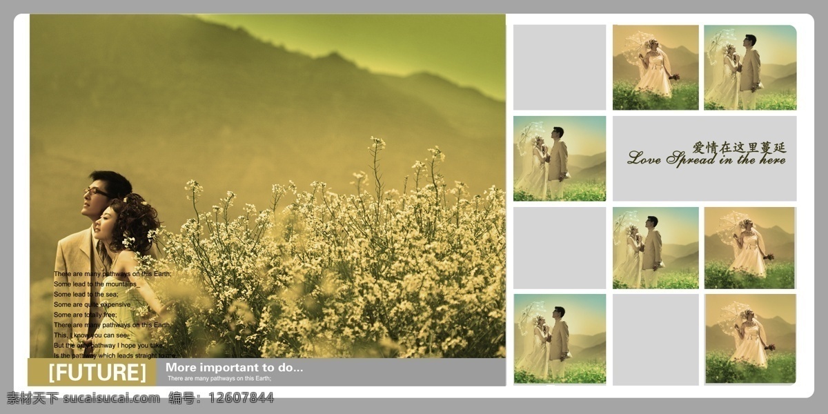 2013 現(xiàn)代 婚紗照 模板 外景實(shí)用模板 多框模板 黃昏模板 psd源文件 婚紗 兒童 寫真 相冊(cè)